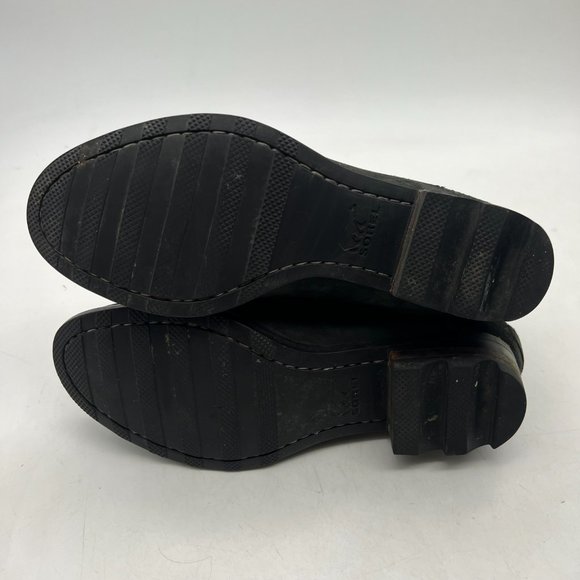 Sorel NL3080-010 Boots Women's Size 9 Lolla Ankle Bootie Leather Zip Buckle - Picture 5 of 11